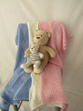 Merino 'Little Heart' baby blanket