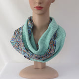 Spring /summer infinity scarf - Mint